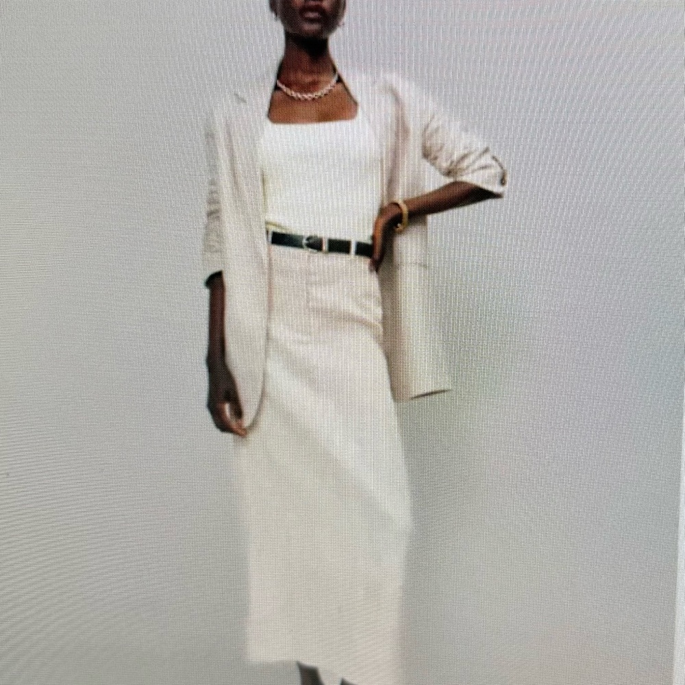 Reformation Cream Skirt